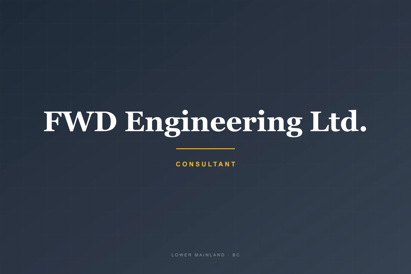 FWD Engineering Ltd.