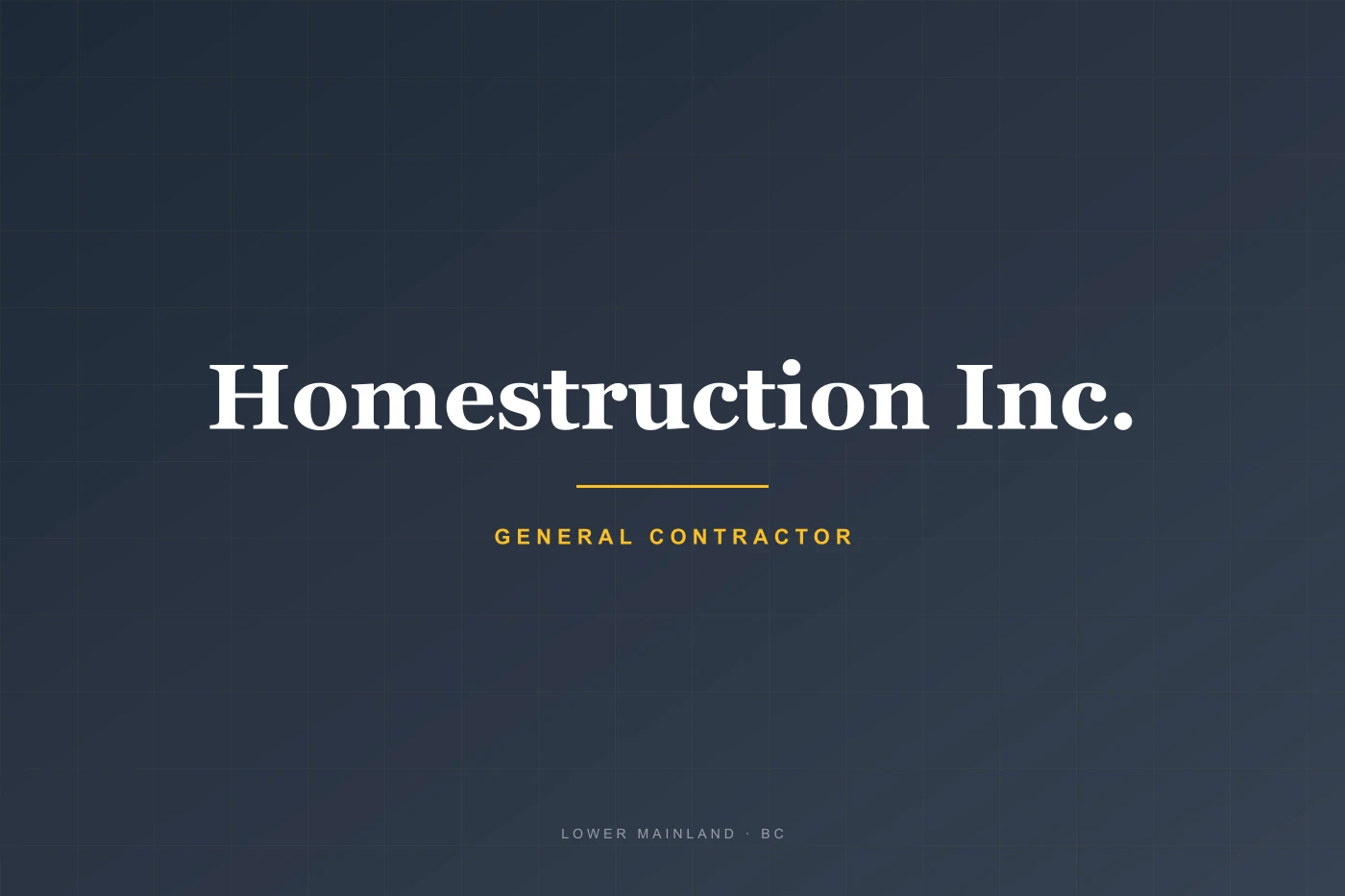 Homestruction Inc.