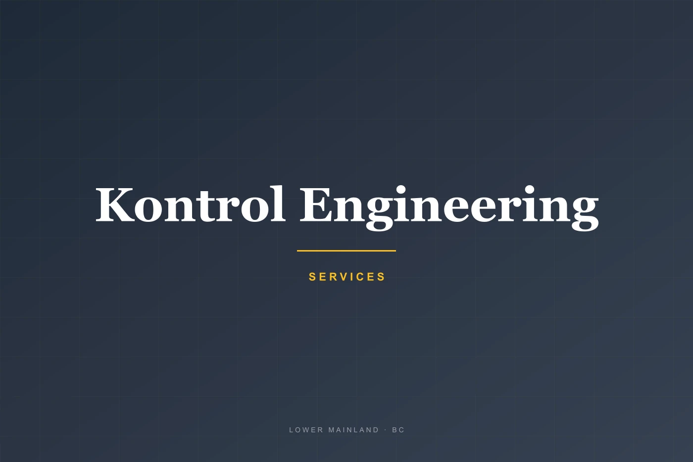 Kontrol Engineering