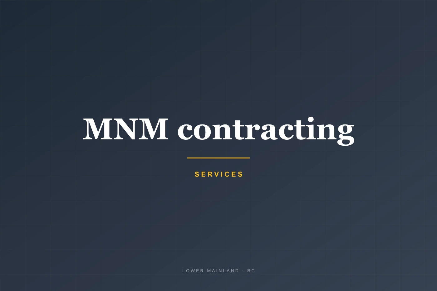 MNM contracting