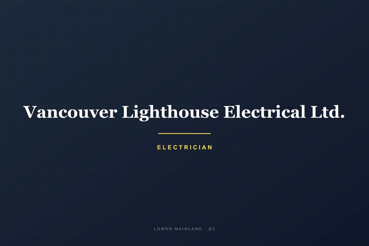 Vancouver Lighthouse Electrical Ltd.
