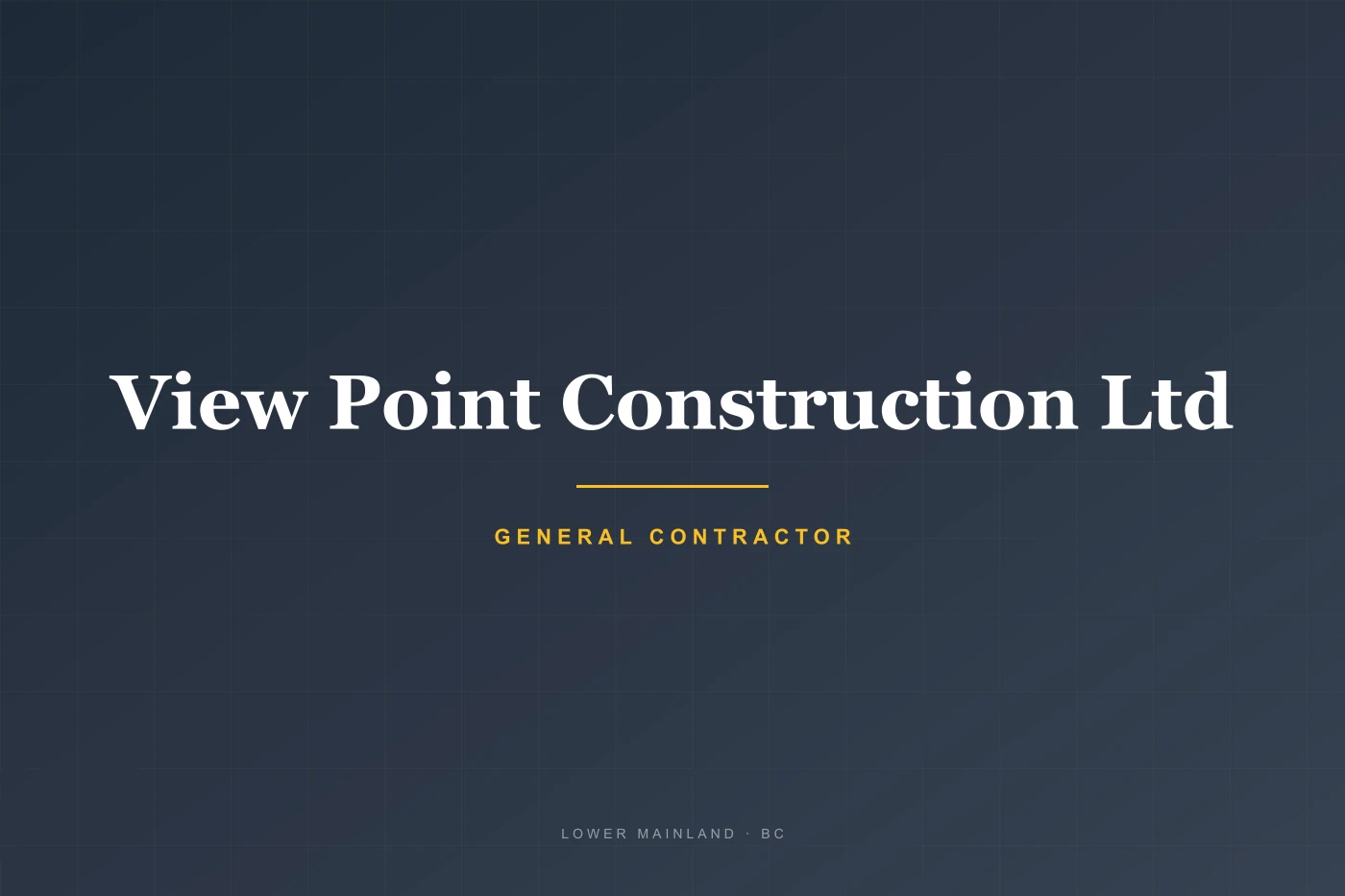 View Point Construction Ltd